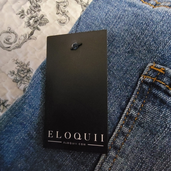 Eloquii Wide leg jeans 👖 'NWT' 14/16 - Picture 4 of 14